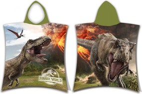 Jurassic World Volcano strand törölköző poncsó 50x115cm