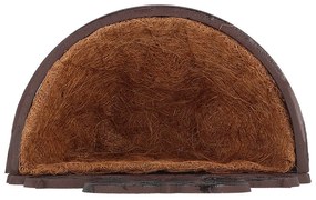 Öntöttvas fali virágtartó kókuszrost betéttel, 29 x 37 cm