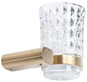 Fürdőszobai pohár Brushed Gold 322224B