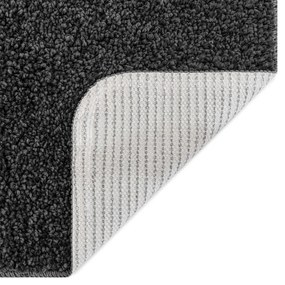 Csúszásmentes fürdőszőnyeg készlet 3 pcs Sötétszürke 50 x 50 cm