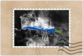 Poszterek 90x60 A paprika kék ereje