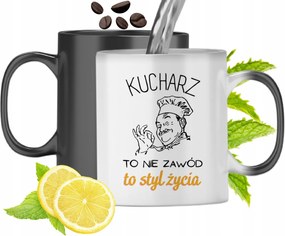 Színváltós Mágikus Bögre Szakácsoknak, fényképes nyomattal