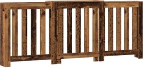 vidaXL antik fa színű szerelt fa radiátorburkolat 205 x 21, 5x 83,5 cm