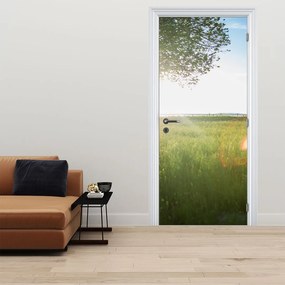 Fotótapéta ajtóra - Nyári rét (95x205cm)