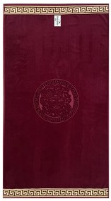 Poseidon bordó strandtörölköző