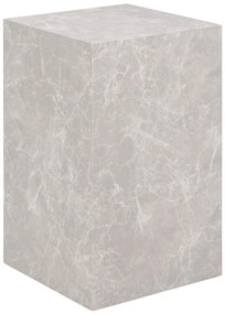 Prague dohányzóasztal márványhatású, bézs, 30x30x50 cm