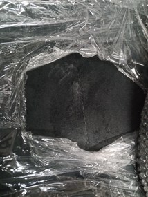 AKCIÓ Szürke bársonyos étkezőszék DUMO II. minőség