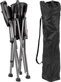 Leziter Comfort karfás horgász szék pohártartóval szürke