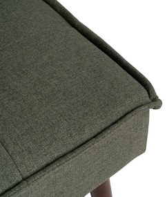 Zöld zsenília kinyitható kanapé 181 cm – Ixia