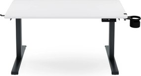 Elektromos íróasztal magasságállítással ergonomikus antracit-fehér, 1200x600 mm: ARIA