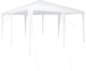 vidaXL Partysátor Fehér 400 x 400 x 266 cm Poliészter és Acél