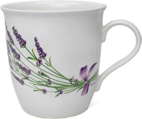 Kerámia bögre Carlos 0,4 l levendula motívum