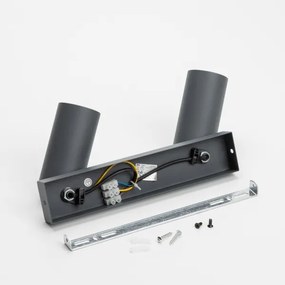 Brilagi - Dimmelhető LED spotlámpa SELE 2xGU10/6,5W/230V antracit