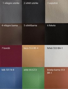Klasszik bőr akusztikai membrán - 130x64x11cm Csomagolás nélkül, személyes átvétel