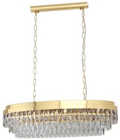 Eglo 39462 - Csillár láncon VALPARAISO 10xE14/40W/230V arany