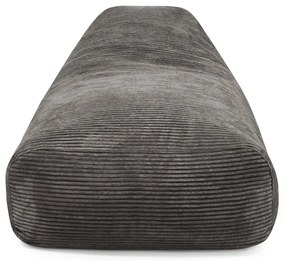 Sötétszürke kordbársony babzsákfotel Snug 130 – SLOWDOWN