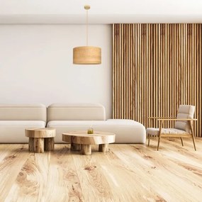 Csillár zsinóron ALBA 1xE27/15W/230V á. 45 cm barna