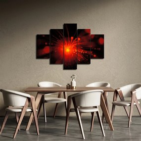 Egy szikrázó absztrakció képe (150x105 cm)