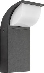 Rabalux hongkong kültéri fali lámpa 9w 660lm ip65 fekete aluminium