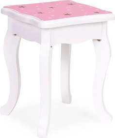 Gyermek kozmetikai asztal hármas tükörrel és zsámollyal