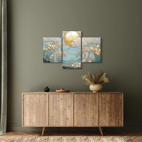 Kép - 3D gyöngyök az óceánban (90x60 cm)