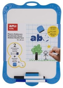 Fehértábla, kiegészítőkkel, kétoldalas, törölhető, APLI Kids (LCA12916)