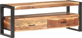 vidaXL tömör fa TV-szekrény mézszínű felülettel 120 x 35 x 45 cm