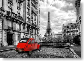 Párizs Fekete-fehér poszter 21x30 cm kép #226
