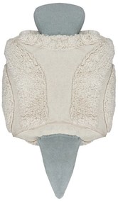 Világoszöld-krémszínű gyerek babzsákfotel Mr. Snail – Lorena Canals