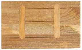 tömör mangófa természetes élű asztallap 50 x 20 x 2,5 cm