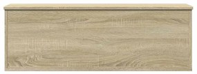 sonoma tölgy színű szerelt fa tárolóláda 102 x 35 x 35 cm
