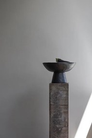 Fekete-elefántcsont színű kőedény tál ø 31,5 cm By Hand – Mette Ditmer Denmark