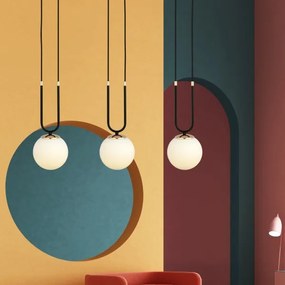 Csillár zsinóron GLAM 3xE14/10W/230V fekete