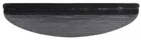 15 db fekete öntapadó lépcsőszőnyeg 56x17x3 cm