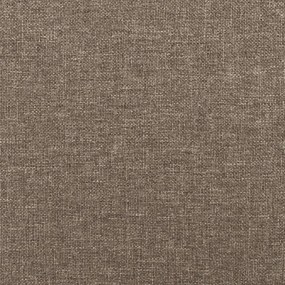 tópszínű szövet rugós és LED-es ágy matraccal 120x190cm