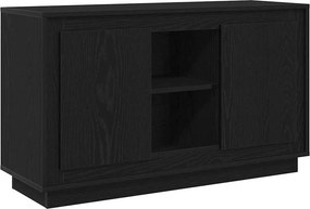 vidaXL Széf Fekete tölgy 102 x 35 x 60 cm Faanyag