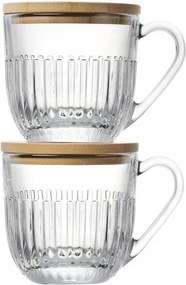 La Rochere Ouessant pohár csésze fedéllel 2db pohár