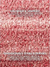 Sötét rózsaszín kézi szövésű buklé szőnyeg 160x230 cm Notting Hill Portobello – Ted Baker