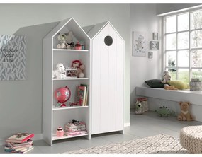 Fehér nyitott gyerek ruhásszekrény 115x171,5 cm CASAMI – Vipack