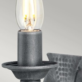 Elstead Lighting SAXON SAX1-BLK-SIL Fali lámpa 1x60W/E14