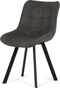 Jídelní židle, šedá, látka, HC-V3068 GREY2
