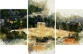 Kép - Zeusz temploma, Athén, Görögország (90x60 cm)