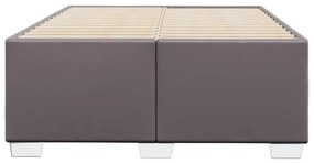 szürke műbőr ágykeret 120x200 cm