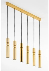 Jupiter 2011 - Csillár zsinóron ALAS 6xGU10/10W/230V arany