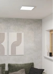 Eglo 901379 - FUEVA-Z RGBW LED fényerőszabályozható füstszínű mennyezeti lámpa, LED/13,5W/230V, Ø 29,5 cm, IP44, fehér