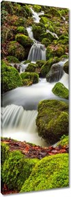 Vászonkép 40x100 Hegyi tájkép, patak