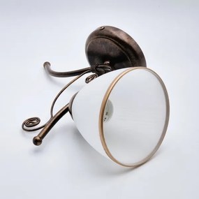 Fali lámpa RETRO II 1xE27/60W/230V bronz patina