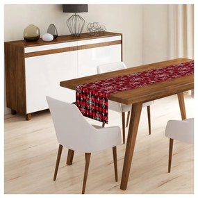 Snowflake 4 db karácsonyi párnahuzat és asztali futó szett - Minimalist Cushion Covers