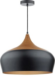 Dar lighting modern függeszték gaucho fehér matt fekete sötét fa dargau8622