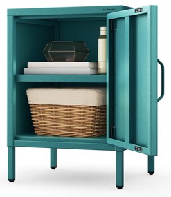 Éjjeliszekrény MIA, 424 x 595 x 400 mm, Modern: tengerszínű